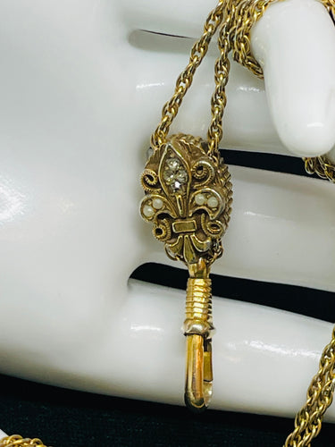 Fleur Di Lis Watch Fob